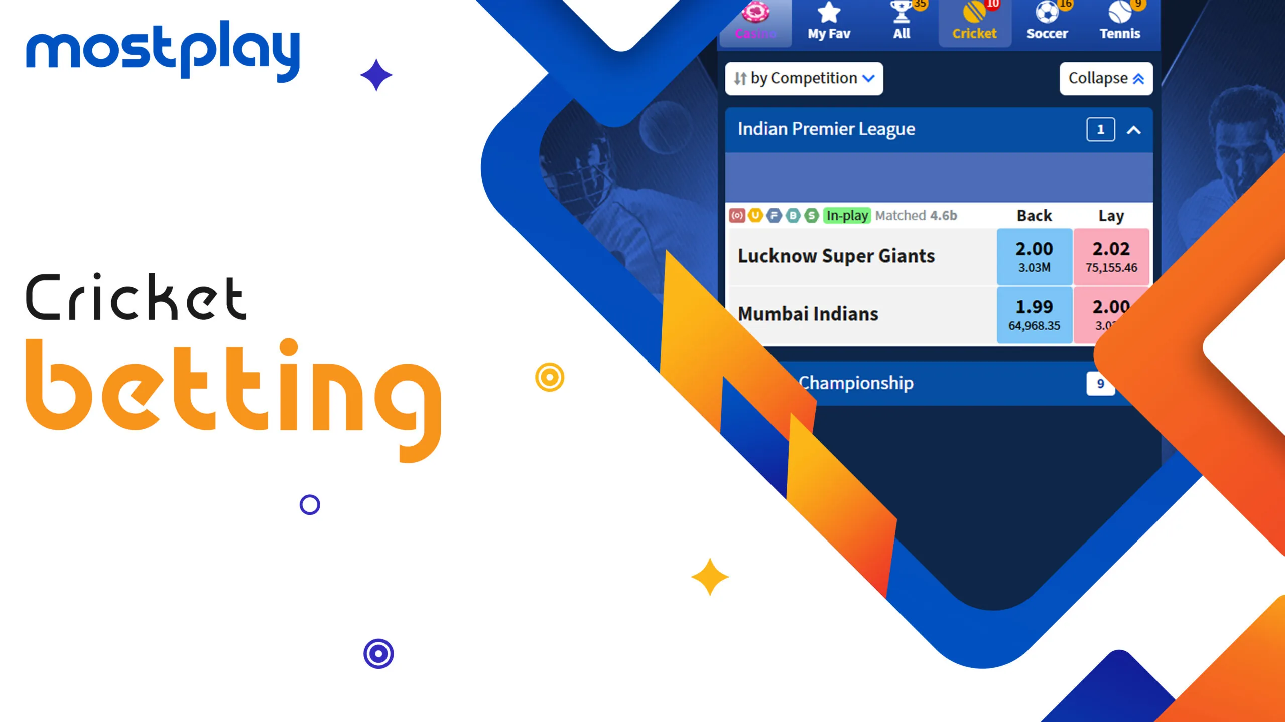 Cricket betting market