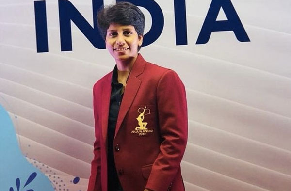 Poonam Yadav with Arjuna Award 2019
