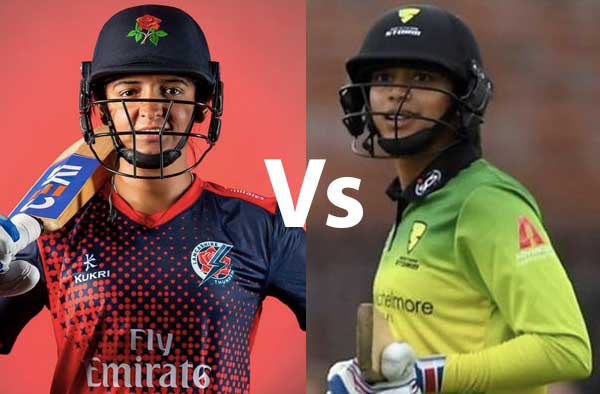 Harmanpreet Kaur vs Smriti Mandhana in KSL 2019