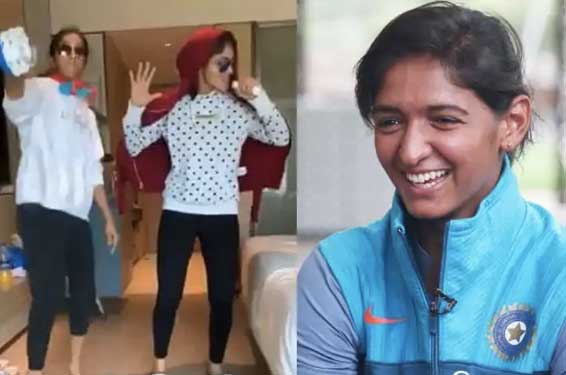 Jemimah Rodrigues and Harleen Deol rap song
