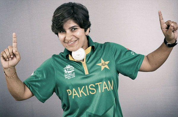 Nida Dar completes 100 T20I Wickets. PC: Getty Images
