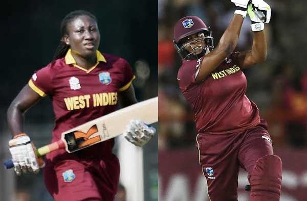 Stafanie Taylor and Natasha Mclean. Pic Credits: twitter/windieswomen