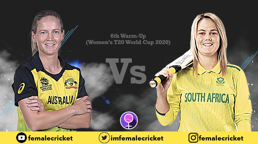 6th Warm Up of ICC World Cup