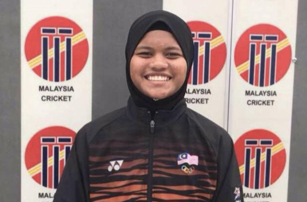 Mas Elya. Pic Credits: malaysiacricket / Twitter