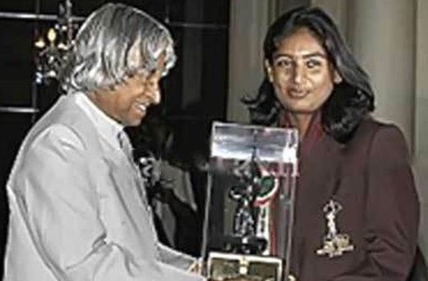 Mithali Raj - Arjuna Awardee (year 2003)