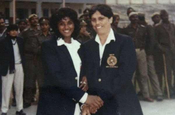 Pramila Bhat with Diana Edulji. PC: jeetwin18.com