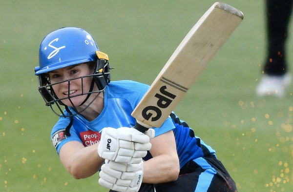 Katie Mack scored 67 Runs off just 55 Balls. PC: Twitter