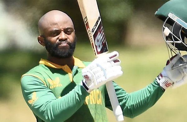 Temba Bavuma scores a Century against India in 1st ODI