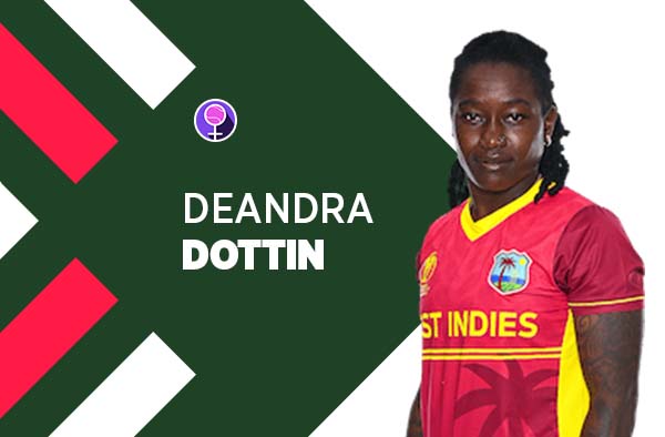 Player Profile of Deandra Dottin in Women's Cricket World Cup 2022. PC: jeetwin18.com