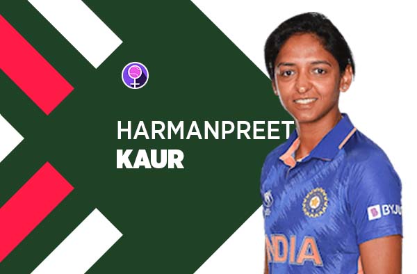 Player Profile of Harmanpreet Kaur in Women's Cricket World Cup 2022. PC: jeetwin18.com