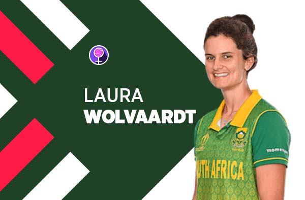 Player Profile of Laura Wolvaardt in Women's Cricket World Cup 2022. PC: jeetwin18.com
