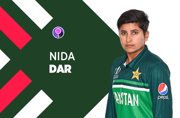 Player Profile of Nida Dar in Women's Cricket World Cup 2022. PC: jeetwin18.com