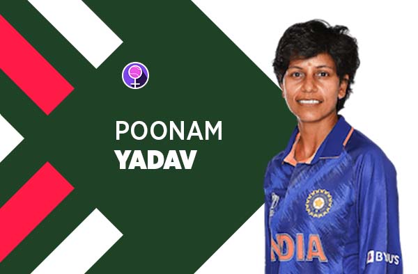 Player Profile of Poonam Yadav in Women's Cricket World Cup 2022. PC: jeetwin18.com