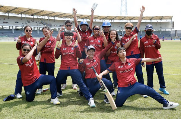 Thailand creates history, beating Pakistan in a thriller by 4 Wickets. PC: Asian Cricket Council