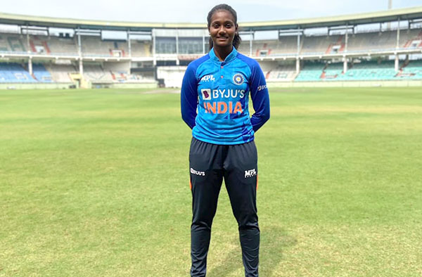 Shabnam MD Shakil - Member of India U19 Women's Cricket Team. PC: Female Cricket