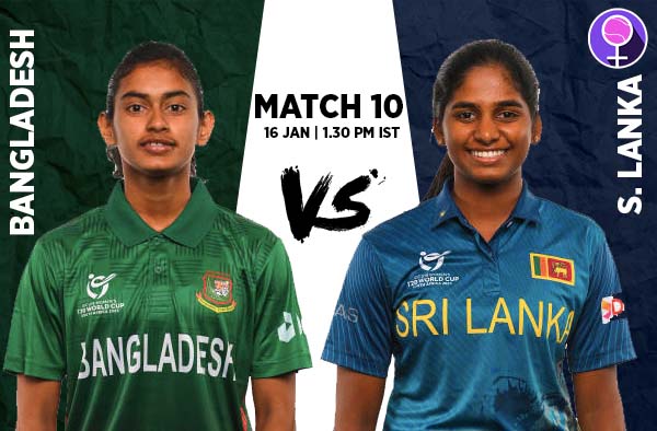 Match 10: Sri Lanka U19 v Bangladesh U19 | Squads | Players to Watch | Fantasy Playing XI | Live streaming