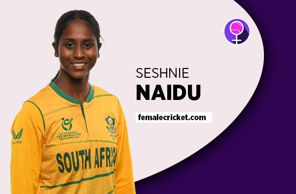 Player Profile of Seshnie Naidu - U19 South Africa Cricketer on Female Cricket. PC: Getty Images