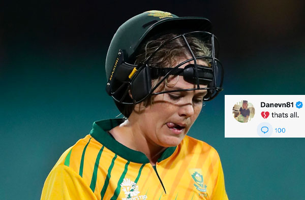 Why did Dane van Niekerk retire from International Cricket at the Age of 29?