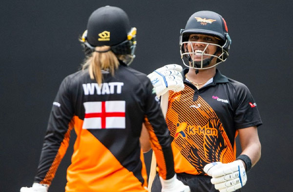 Chamari Athapaththu and Danni Wyatt gives K-Man Falcons 9 Wicket Win over Spirit
