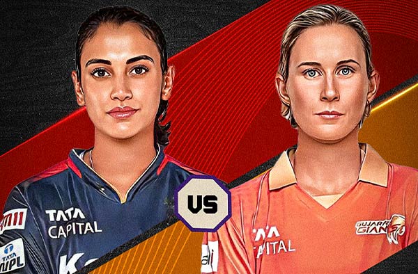 Match 5: Royal Challengers Bangalore vs Gujarat Giants.