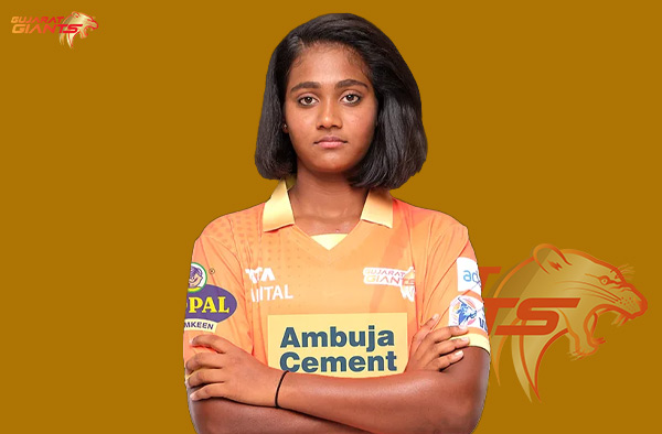 Shabnam Shakil for Gujarat Giants in WPL. PC: Female Cricket