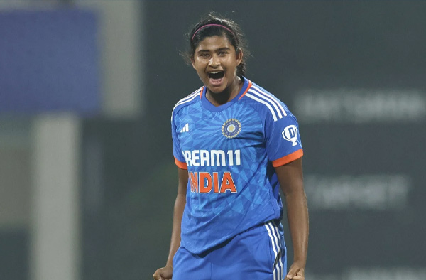 Titas Sadhu in action. PC: Getty