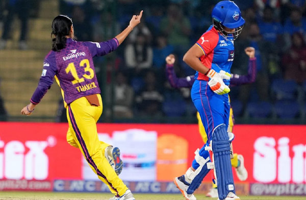 Stare Game: Saima Thakor's Triumph Over Shafali Verma in the WPL Showdown