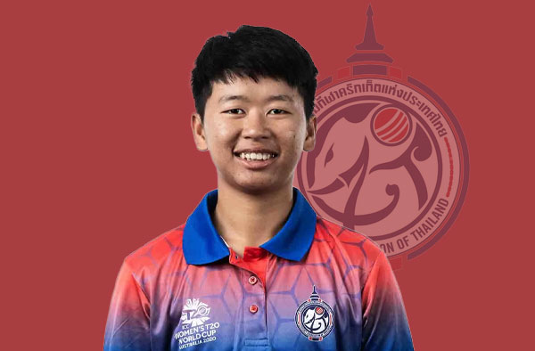 Onnicha Kamchomphu for Thailand. PC: Female Cricket