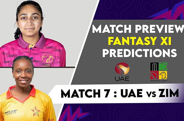 Match 7: United Arab Emirates vs Zimbabwe