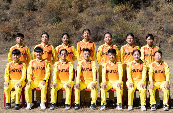 Bhutan Women's National Cricket Team. PC: Facebook