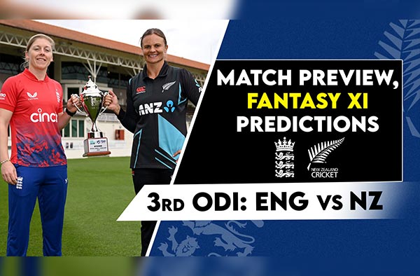 2nd ODI: England vs New Zealand