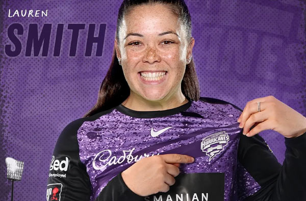Hobart Hurricanes Sign Lauren Smith for WBBL Season 10. PC: Hobart Hurricanes