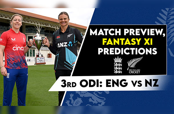 3rd ODI England vs New Zealand