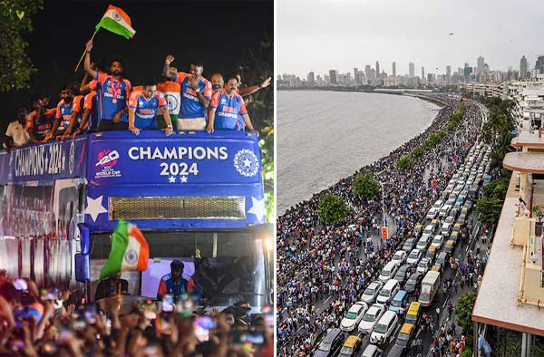 "This is unbelievable," Female Cricketers react to India's Victory Parade in Mumbai