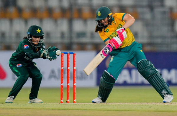 Watch Highlights - Aliya Riaz and Fatima Sana's record partnership in vain, South Africa takes 1-0 lead. PC: X
