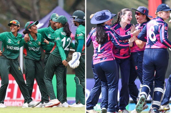 Bangladesh and Scotland U19 teams advance to the Super Six from Group D, joining Australia U19
