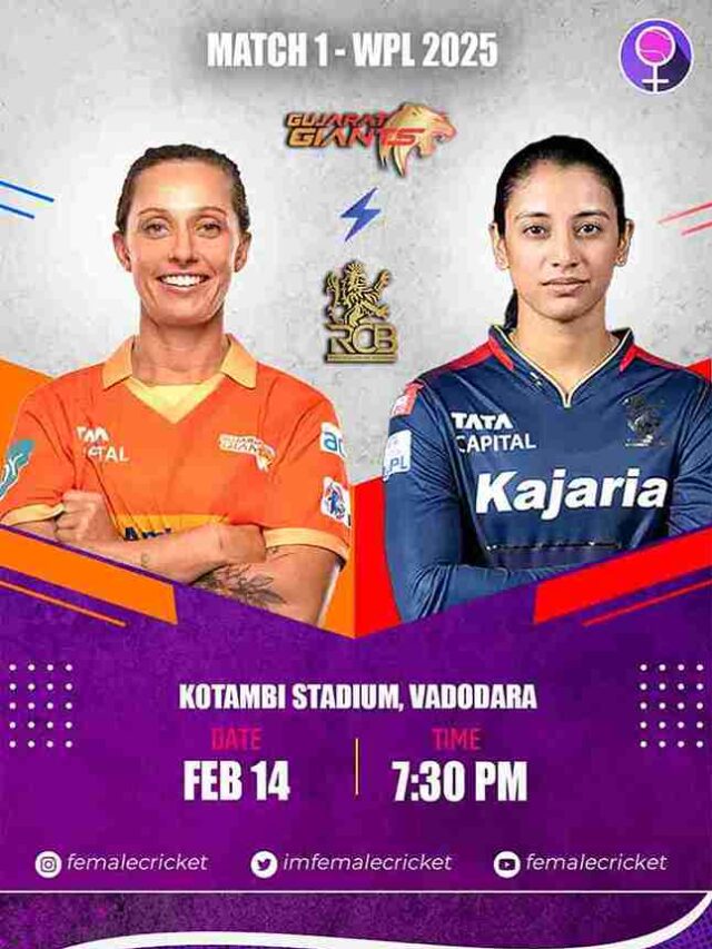 WPL 2025: RCB chase down record total for win over GG