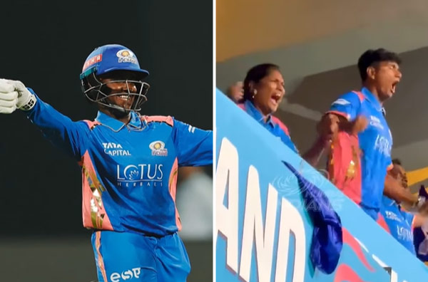 Watch Video: G Kamalini's parents erupt in joy as 16-year-old hits winning runs