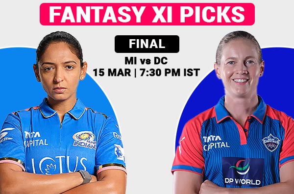Final – Fantasy XI Picks for Mumbai Indians Women vs Delhi Capitals Women