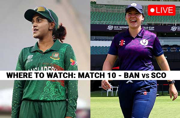 Where to watch - Bangladesh Women vs Scotland Women, ICC Women's World Cup Qualifier? Live Streaming Details