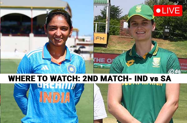 Where to Watch — India Women vs South Africa Women, Match 2? Live Streaming Details