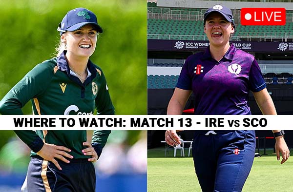Where to watch - Ireland vs Scotland, ICC Women's World Cup Qualifier? Live Streaming Details