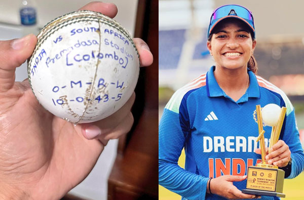 Sneh Rana shines on her comeback spree, claims her Maiden ODI 5-Wicket Haul. PC: Sneh Rana / X