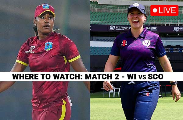 Where to watch - West Indies vs Scotland, ICC Women's World Cup Qualifier? Live Streaming Details