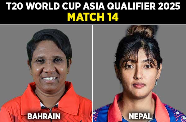 Match 14: Bahrain Women vs Nepal Women | Squads | Players to Watch | Fantasy Playing XI | Live Streaming | Pitch Report