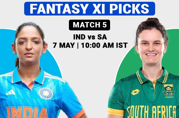 Match 5: Fantasy XI Prediction for India Women vs South Africa Women
