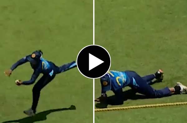 Watch Video: Nilakshi de Silva’s Stunning Full-Length Dive at the boundary line