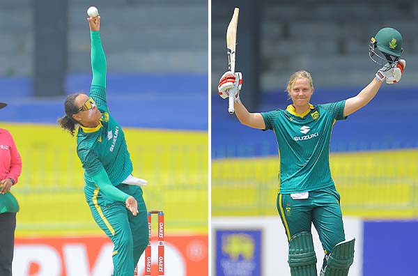 All-rounder Chloe Tryon and Annerie Dercksen lead South Africa to 76-run win over Sri Lanka