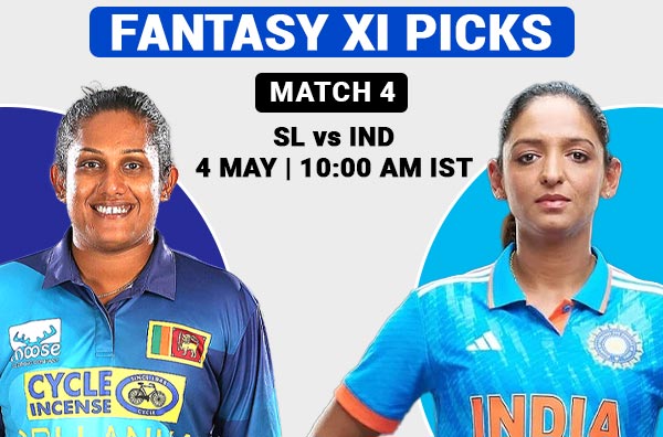 Match 4: Fantasy XI Prediction for Sri Lanka Women vs India Women