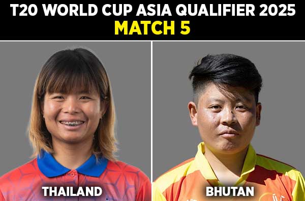 Match 5: Thailand Women vs Bhutan Women | Squads | Players to Watch | Fantasy Playing XI | Live Streaming | Pitch Report